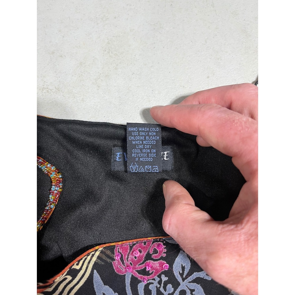 EvaBlue Y2K Vintage Patchwork Sequin Asymmetrical… - image 6